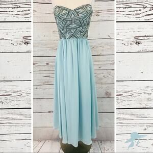 Decode sea green pearl silver beads rhinestone